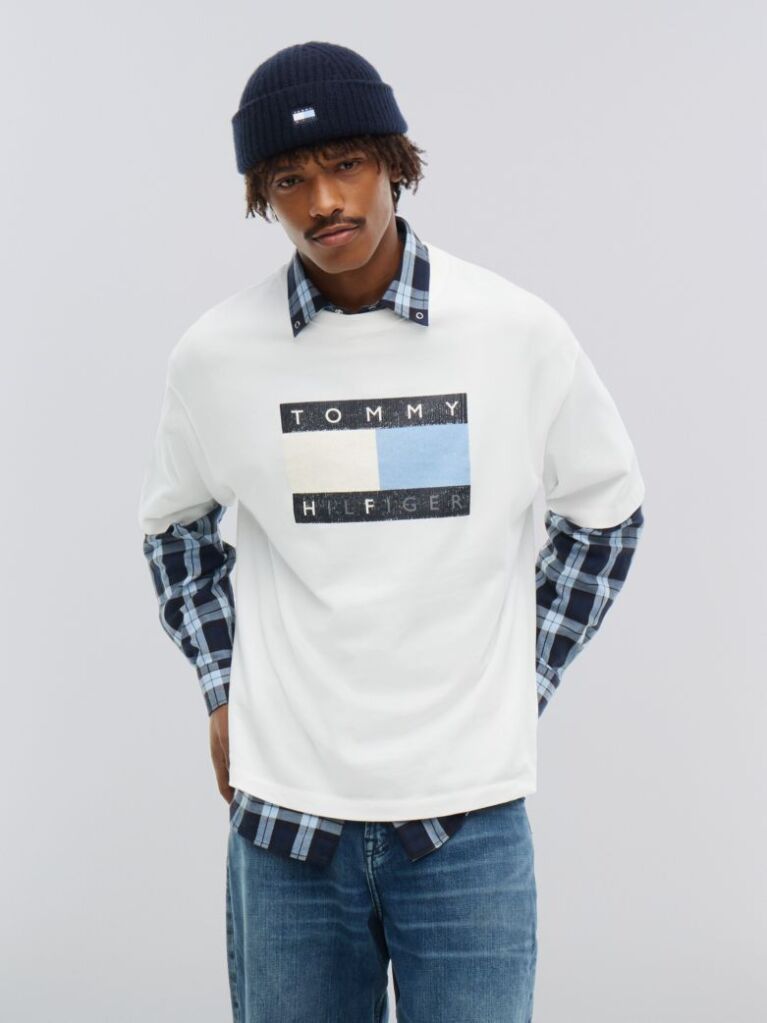 Beige Tommy Hilfiger x FRGMT Relaxed Jersey T-Shirt  Men