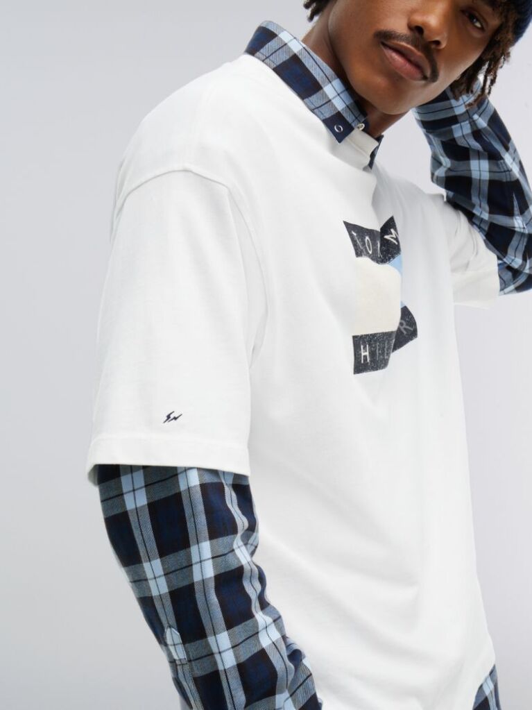 Beige Tommy Hilfiger x FRGMT Relaxed Jersey T-Shirt  Men