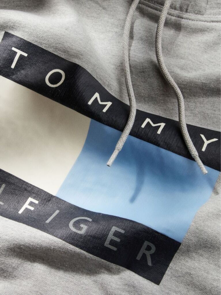 Grey Tommy Hilfiger x FRGMT Relaxed Drawstring Hoody  Men